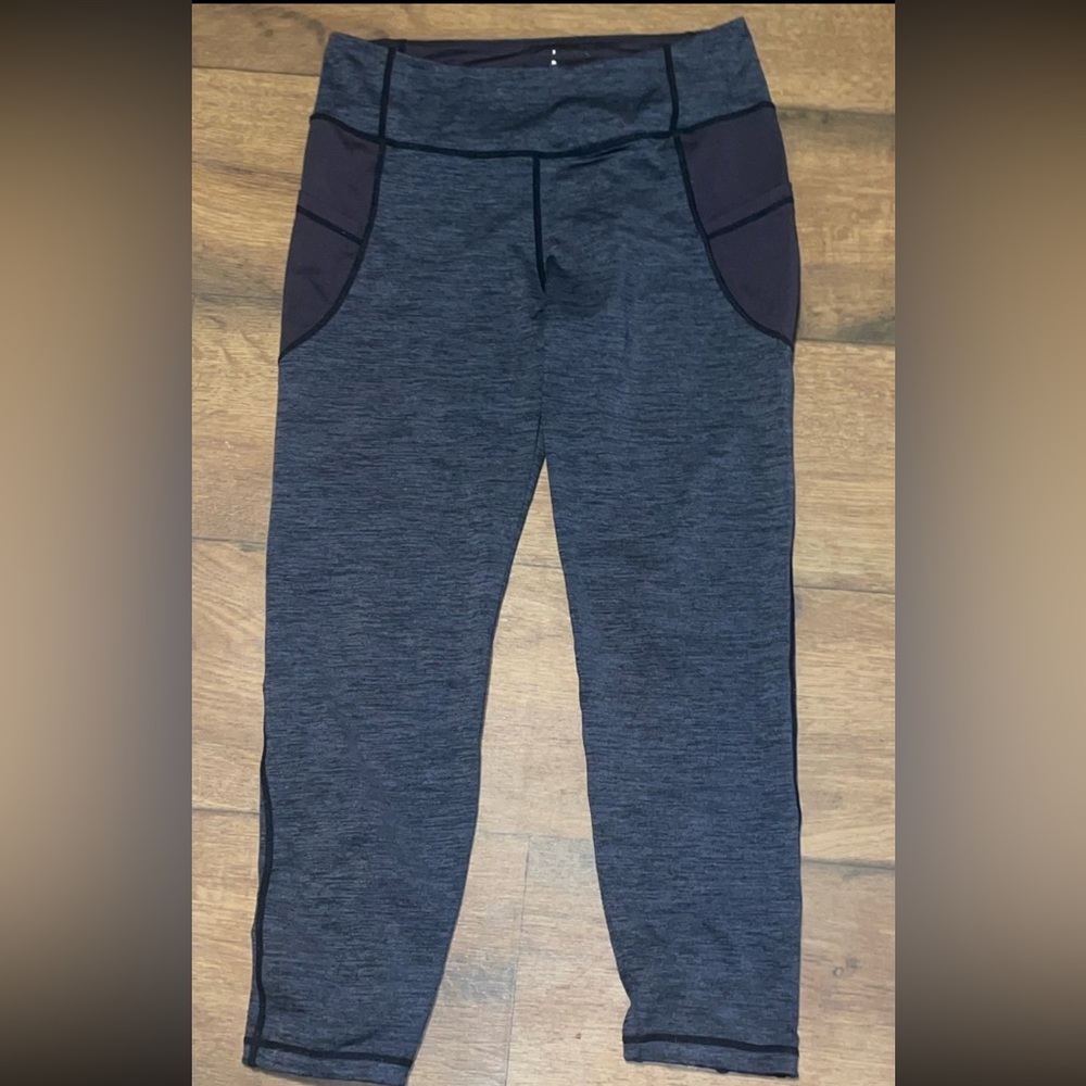 Jadelynn Brooke Charcoal and Black Leggings